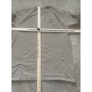 Carhartt Shirt Mens Large Tan Original Fit Long Sleeve Pocket Workwear